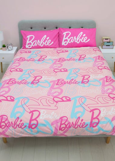 Barbie Pink Unboxed Brushed Microfibre Duvet Cover Set