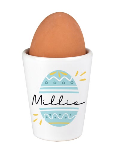 Personalised Memento Company White Easter Egg Cup