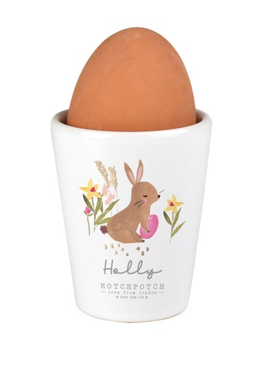 Personalised Memento Company White Bunny Egg cup