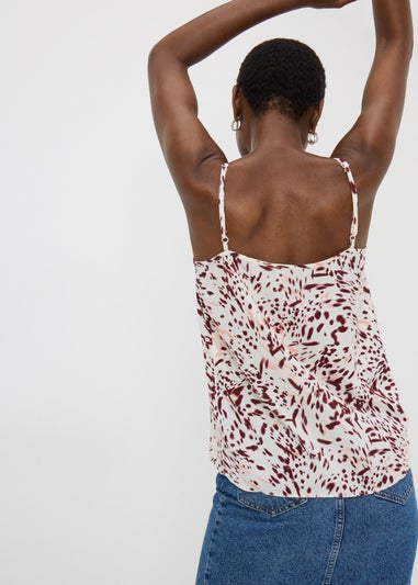 Pink Print Cami Top
