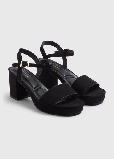 Black Platform Heel