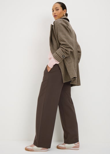 Brown Formal Waistband Trousers