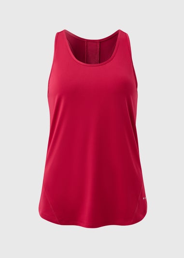 Souluxe Red Mesh Detail Vest Top