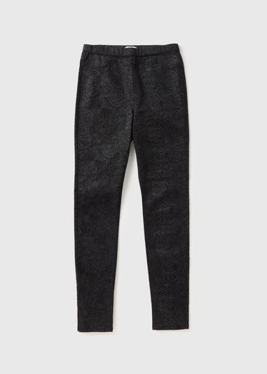 Black Printed Rosie Jeggings