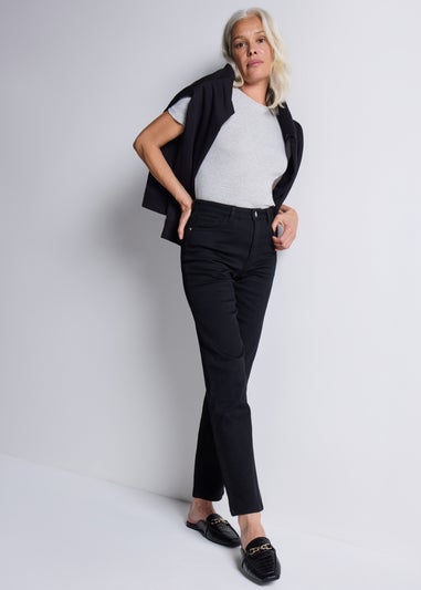 Black Straight Leg Jeans