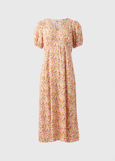 Multicolour Floral Midi Dress