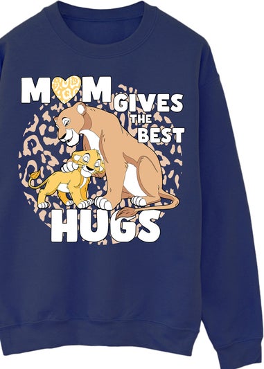 Disney Lion King Mum Hugs Navy Sweatshirt