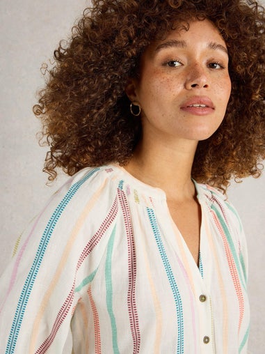 Jacquardbluse Gilly