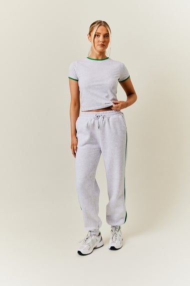 In The Style Grey Fits Sport Cuffed Jogger