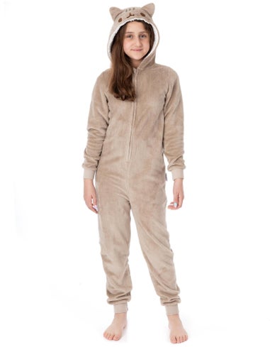 Pusheen Brown Girls Novelty Onesie (9-14 Years)