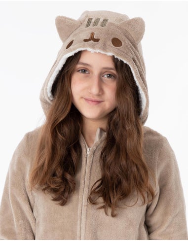 Pusheen Brown Girls Novelty Onesie (9-14 Years)