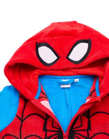 Spiderman Character Unisex Kids Blue Onesie (2-9 Years)