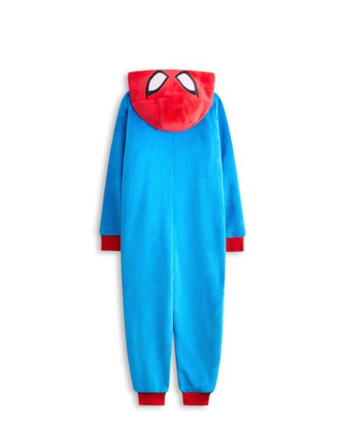 Spiderman Character Unisex Kids Blue Onesie (2-9 Years)