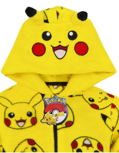 Pokemon Pikachu Unisex Kids Yellow Onesie (4-14 Years)