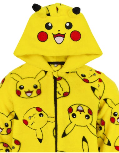 Pokemon Pikachu Unisex Kids Yellow Onesie (4-14 Years)