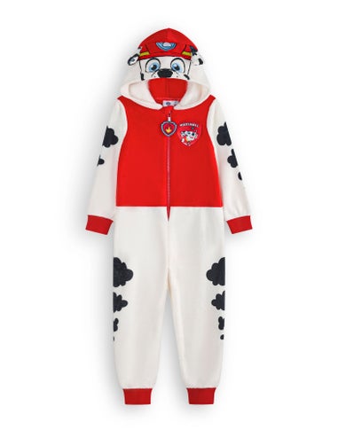 Paw Patrol Marshall Applique Face Unisex Kids Red Onesies (2-7 Years)