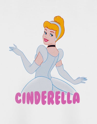 Disney Cinderella White T-Shirt (3-8 Years)