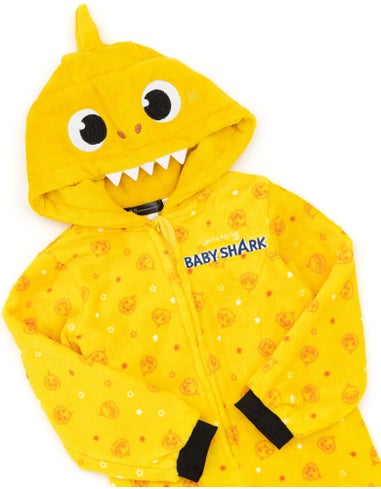 Baby Shark Yellow Kids Onesie (12 months- 3 Years)