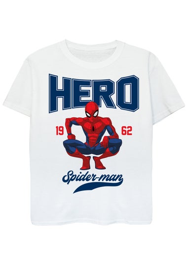 Marvel Spider-Man Hero Kids White T-Shirt (3-13 Years)