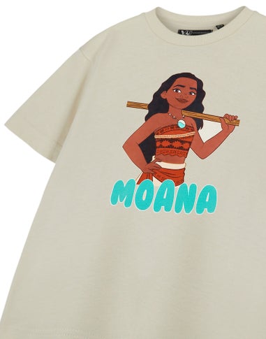 Disney Moana Beige T-Shirt (3-8 Years)