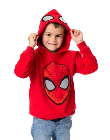 Marvel Spiderman Boys Red Hoodie (2-8 Years)