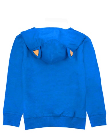 Sonic The Hedgehog Blue 3D Ears Boy's Hoodie (4-8 years)