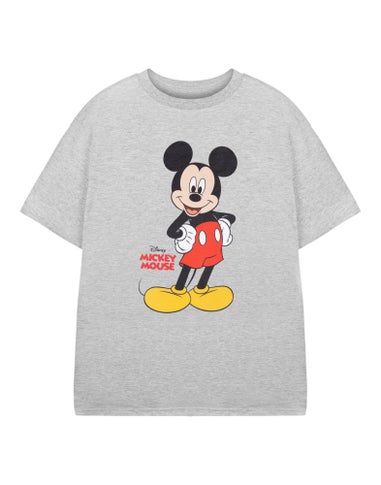 Disney Mickey Mouse Boys Grey T-Shirt (3-8 Years)