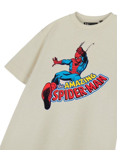 Marvel Spiderman Web Slinger Beige T-Shirt (2-14 Years)