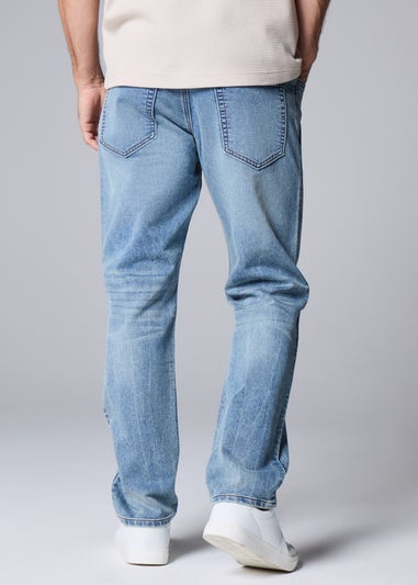 Mid Wash Slim Fit Jeans