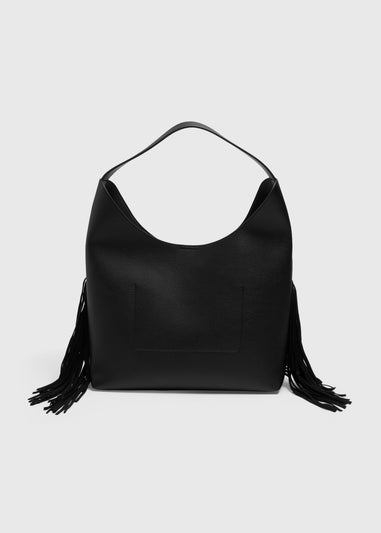 Black Tassel Tote Bag