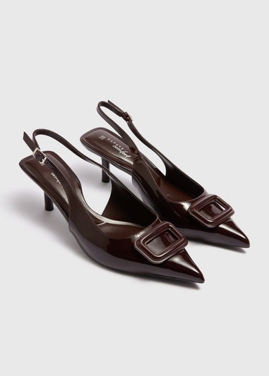 Et Vous Burgundy Point Heels