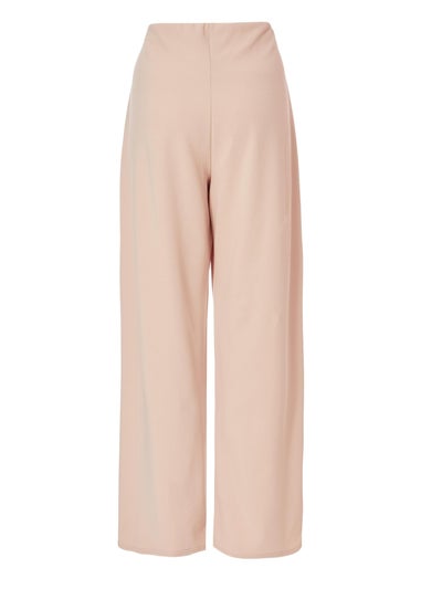 Quiz Stone Button Detail Palazzo Trousers