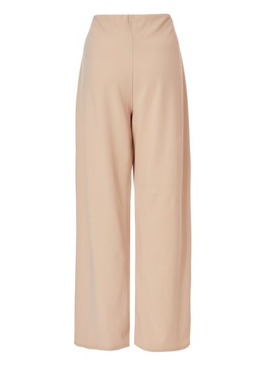 Quiz Stone Button Detail Palazzo Trousers