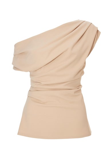 Quiz Stone Drape Neck Top