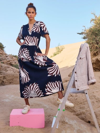 Kleid Clove aus Leinenmischung