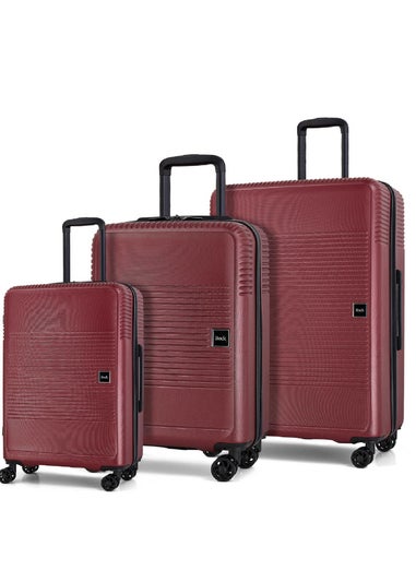 Rock Lincoln Burgundy Suitcase