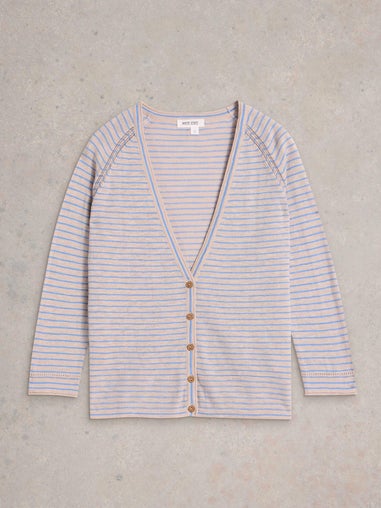 Gestreifte Strickjacke Naria