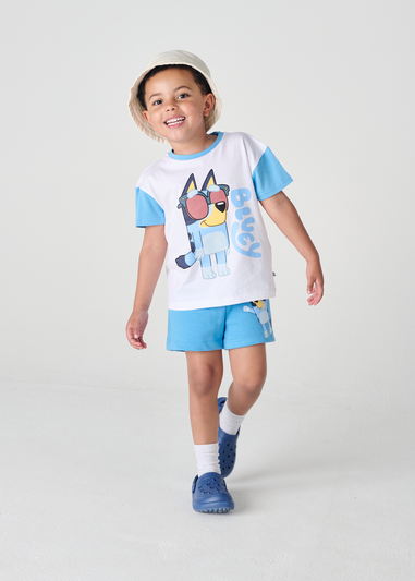 Brand Threads Bluey Blue Short Daywear Set (12 months-5 years)