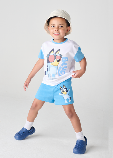Brand Threads Bluey Blue Short Daywear Set (12 months-5 years)