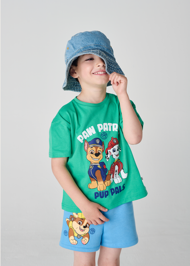 Brand Threads Paw Patrol Green Boys Daywear Set (3-6 years)