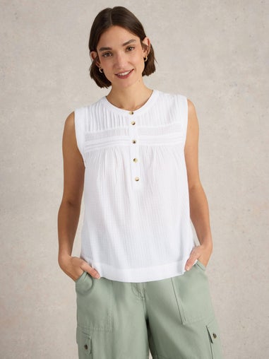 Top Isla aus Materialmix