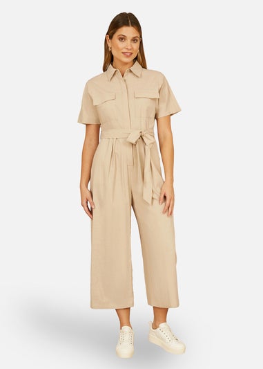 Yumi Stone Utility Relaxed Fit Jumpsuit