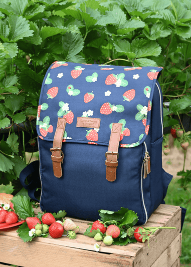 Summerhouse by Navigate Strawberries & Cream 4 Person Filled Picnic Backpack