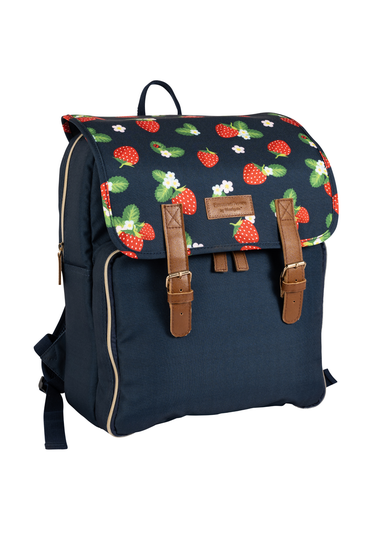 Summerhouse by Navigate Strawberries & Cream 4 Person Filled Picnic Backpack