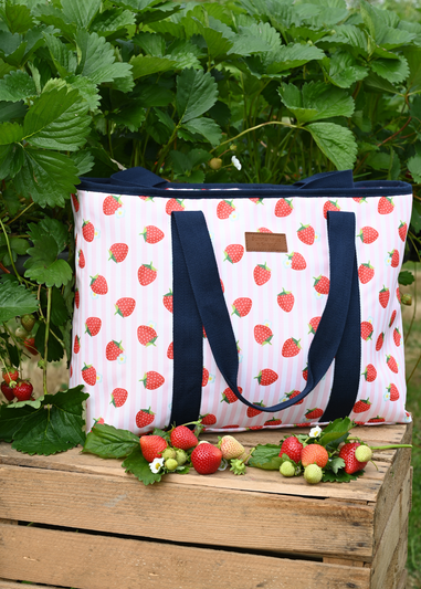 Summerhouse by Navigate Strawberries & Cream Shoulder Tote (25L)