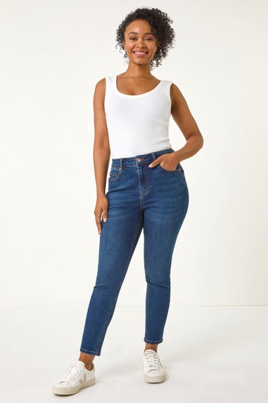 Roman Indigo Petite Skinny Stretch Jean