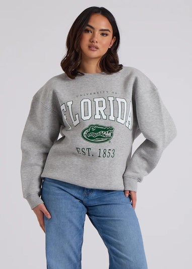 Urban Bliss Grey Florida Oversized Sweatshirt