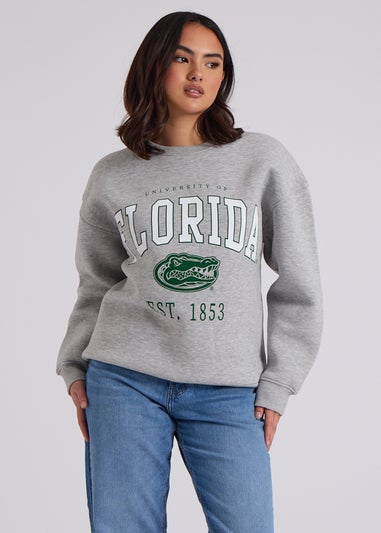 Urban Bliss Grey Florida Oversized Sweatshirt