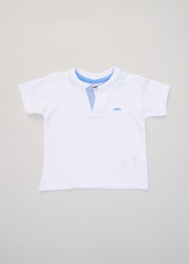 Little Gent Blue Polo Shirt & Belted Shorts Outfit Set (2-7 yrs)