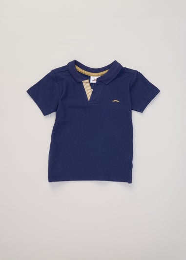 Little Gent Navy Polo Shirt & Belted Shorts Outfit Set (2-7 yrs)